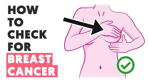 4 Steps To Checking For Breast Cancer Symptoms YouTube