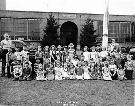 Franklin Elementary School 1950 Class Photo Historic Pittsburgh
