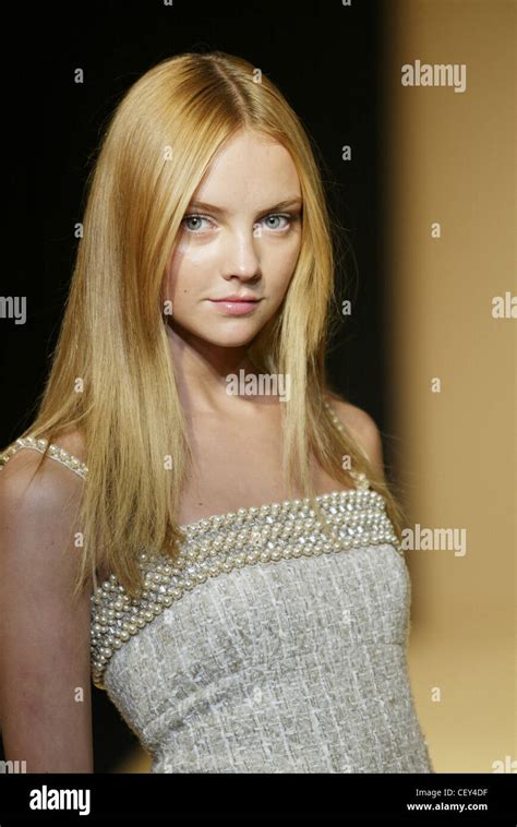 Andrew G N Paris Spring Summer Model Long Blonde Hair Framing Face