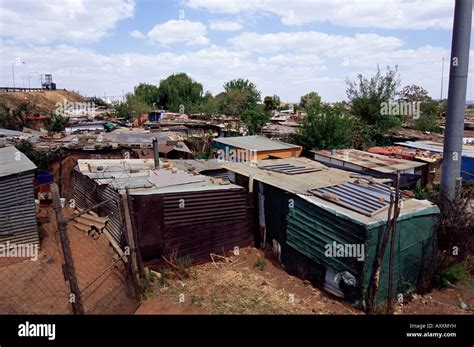 Shacks Soweto Johannesburg South Africa Africa Stock Photo Alamy