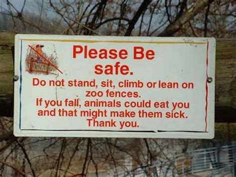 Sometimes Zoo Signs Are Even More Interesting Than The Animals 27 Pics
