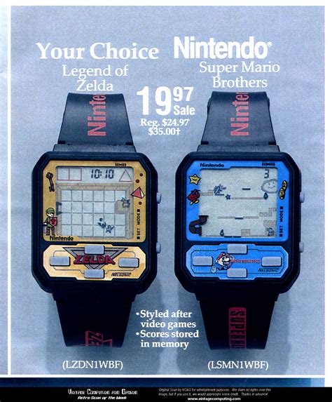 Vcandg Retro Scan Of The Week The Nintendo Smartwatch