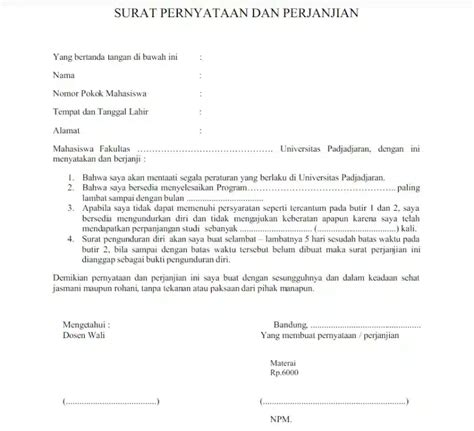 Contoh Surat Pernyataan Bermaterai Yang Sah The Best Porn Website