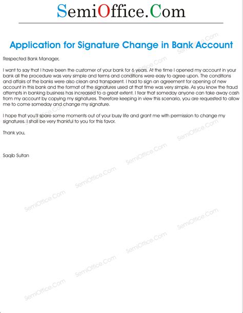 sample letter informing customers  change  bank account