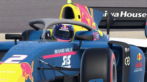 F2 2019 Carlin Red Bull Junior Team Themed Japanese Driver Skin