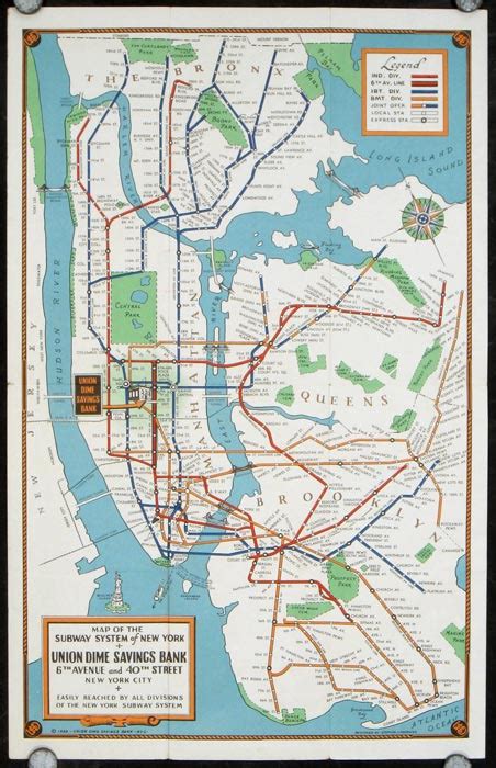 New York Subways Map Title Map Of The Subway System Of New York By