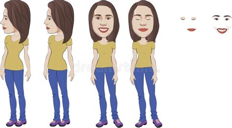 Woman Beautyvectors Ready Animation â€¢ Young Man Cartoon Character In