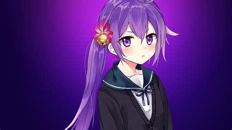 Colección de orlyn alba • última actualización: anime girl with purple hair wallpapers and images ...