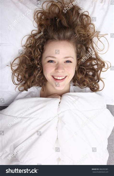 Beautiful Young Woman Sleeping Bed Stock Photo 386293381 Shutterstock