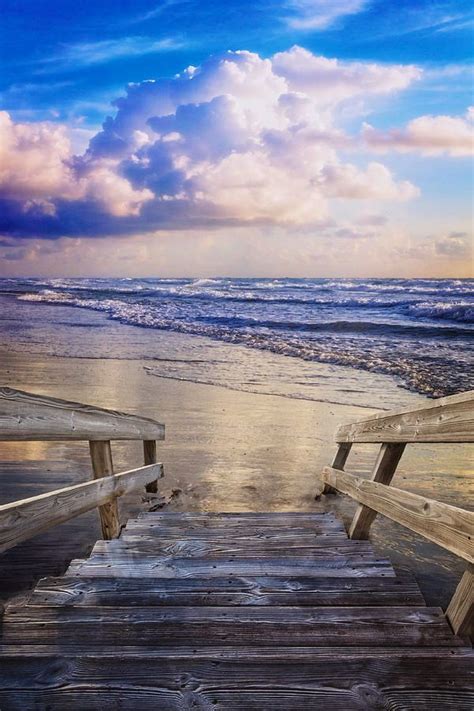 Step Onto The Beach Is A Photograph By Debra And Dave Vanderlaan