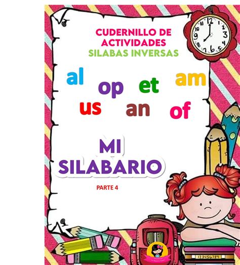 Educando Con La Maestra Mi Silabario Silabas Inversas Cuadernillo
