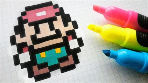 Pixel Art Facile Mario 31 Idées Et Designs Pour Vous Inspirer En Images