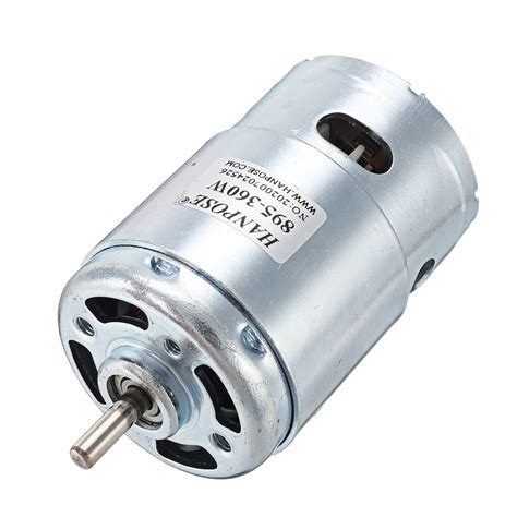 Hanpose 895 Motor Dc 12v 24v 200360w Dc Motor Large Torque High Power Dc Motor Double Ball