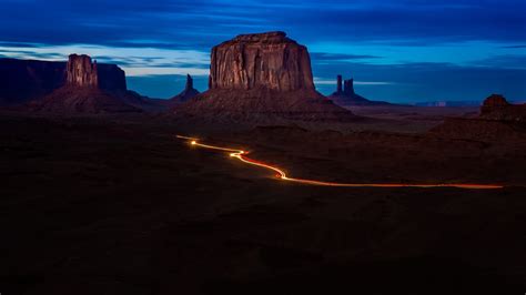 Hintergrundbilder Usa Arizona Nacht Langzeitbelichtung Natur