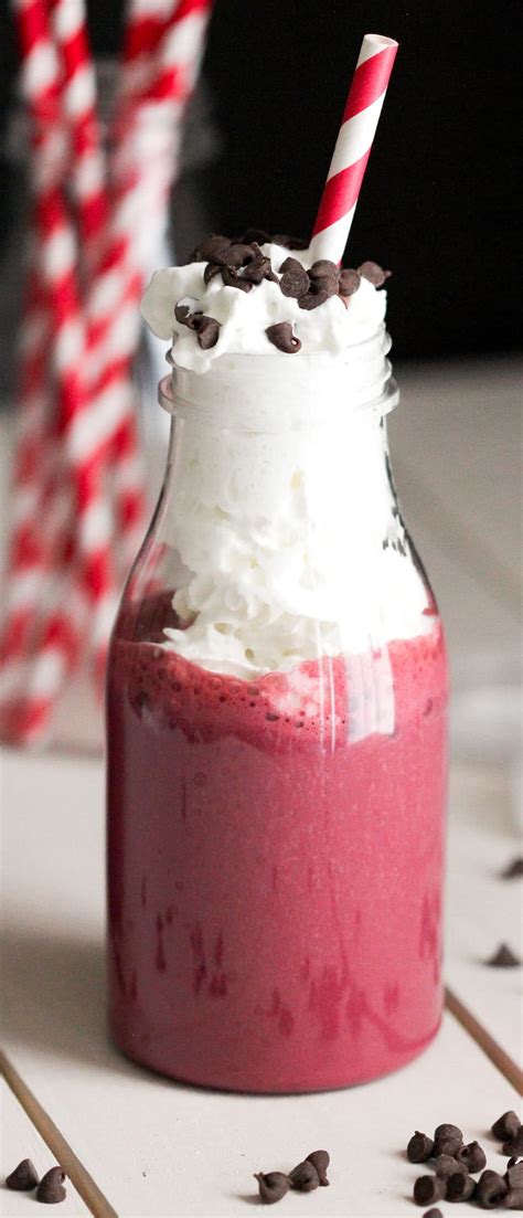These fruity high protein smoothies for weight loss will keep you stay full and energized while helping you reach your weight loss goals. Healthy Red Velvet Smoothie Recipe | Sugar Free, High ...
