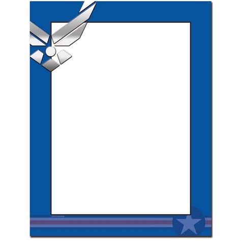Air Force Letterhead And Stationery Paper Usaf Letterhead