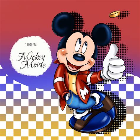 Mickey Mouse Png File Mickey Cool Mickey Sublimation Design Mickey