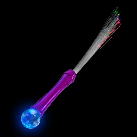Click here to see more party favors. 15" Fiber Optic Magic Ball Wand- Purple | GlowUniverse.com