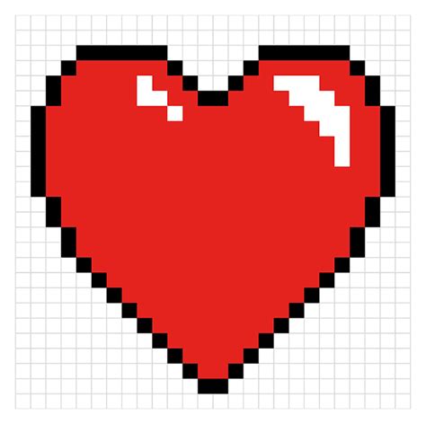 Pixel Art Easy Pixel Art Easy Heart Winneke Thold1942