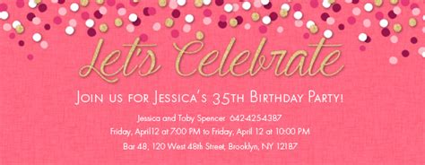 Free Evite Birthday Party Invitations Dolanpedia