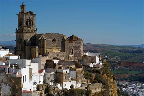 The Village Of Arcos De La Frontera Cadiz Province Andalucia Spain
