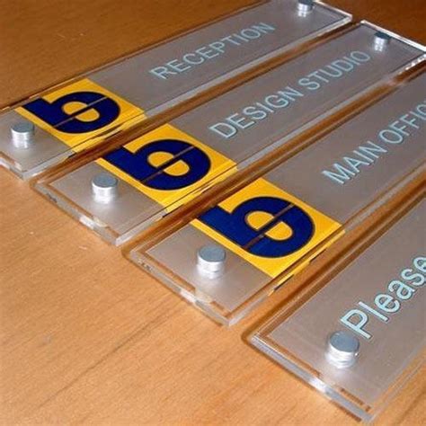 Acrylic Office Name Badge At Rs 200piece Acrylic Badges In New Delhi