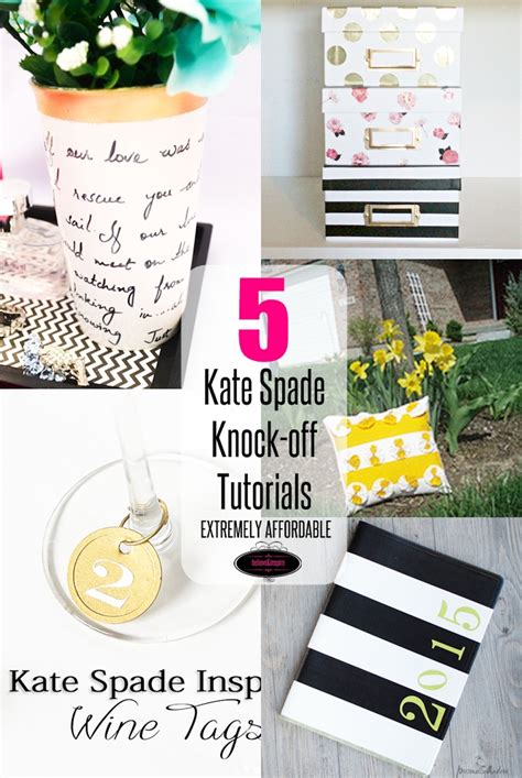 5 Kate Spade Home Decor Knock Off Tutorials