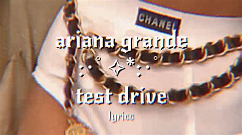 Ariana Grande Test Drive ~ Lyrics Aesthetic Music Video ･ﾟ Youtube