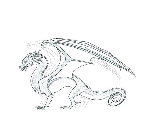 Wings Of Fire Dragons Nightwing Coloring Pages Coloring Pages