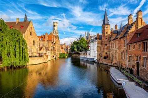 The Bruges Historical Old Town Belgium An Unesco World Culture