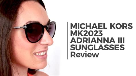 michael kors mk2023 adrianna iii sunglasses review smartbuyglasses youtube