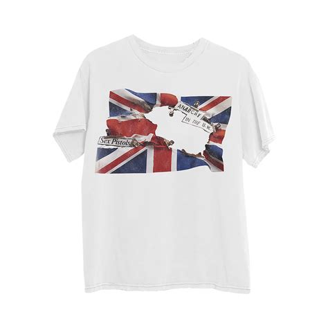 Anarchy In The Uk Flag T Shirt Sex Pistols Official Store