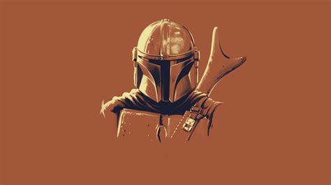 2560x1440 Resolution Mandalorian Minimalist 1440p Resolution Wallpaper