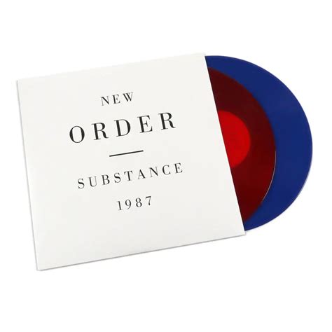 New Order Substance 2023 Reissue Red And Blue Lp Listen Records