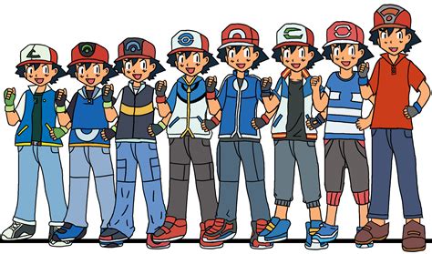 Ash Ketchum Throughout The Ages Rpokemon
