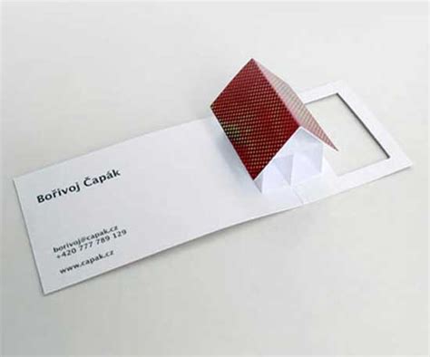 These cards are completely handmade and designed specially for each customer. Pop-Up Business Cards: 38 Unique Examples