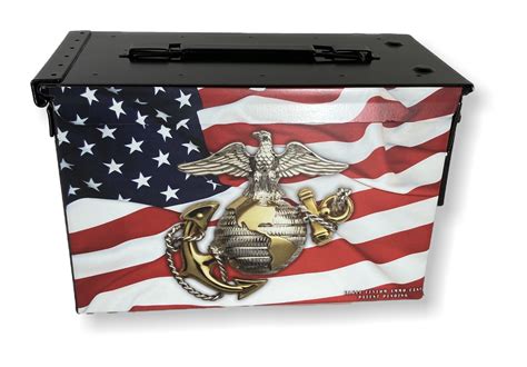 Marines Eagle Custom Ammo Can Free Customization Etsy