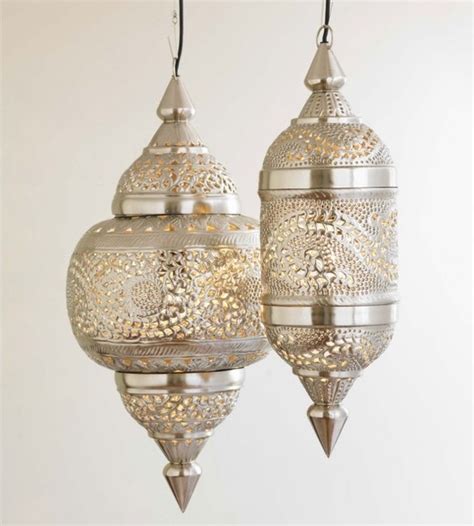 Our collection of ceiling lights and hanging lanterns includes beautifully elaborate flat ceiling shades. VivaTerra Moroccan Hanging Lamp - Mediterranean - Pendant ...