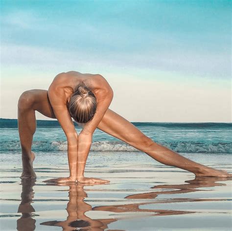 Naked Yoga On The Beach Popsugar Fitness Hot Sex Picture