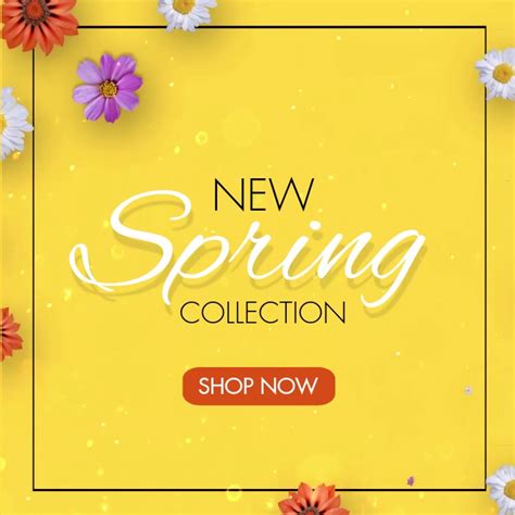New Spring Collection Instagram Video Ad Template Postermywall