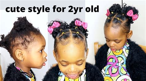 Simple And Easy Hairstyle For 2yr Old On Short Natural Hair Hairstyle
