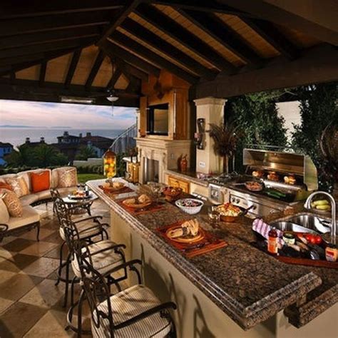 Awesome 49 Awesome Outdoor Kitchen Designs To Copy At Your Backyard
