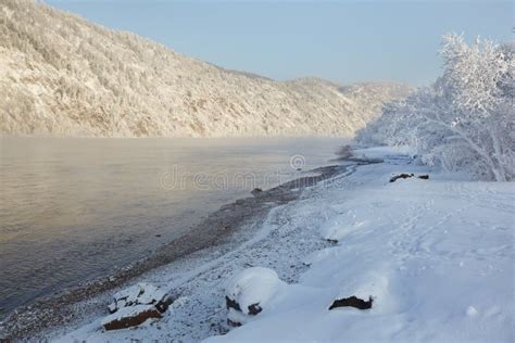 River Yenisei Stock Photo Image Of Russia Yenisei Cold 25700560
