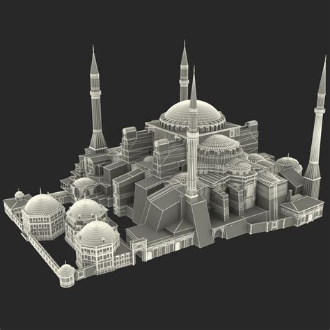 3d Model Hagia Sophia 2