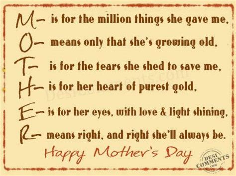 Mothers day riddles with answers. Happy Mother's Day - DesiComments.com