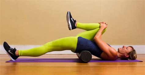 The foam roller compresses tissues and helps to release tight bands in soft tissue, she says. Back Pain Relief: Stretch Your Hip Flexors | POPSUGAR Fitness