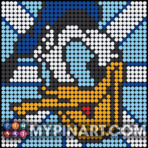 Pin Art Donald Duck Push Pin Art Plastic Canvas Patterns Mickey And