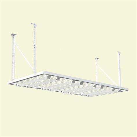 Garage door sizes and measurements up and over sectional standard garage ceiling height uk l. HyLoft 96 in. W x 48 in. D Adjustable Height Garage ...