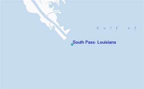 South Pass Louisiana Tide Station Location Guide