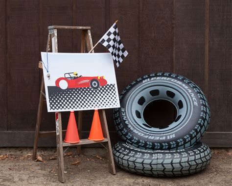 A racing birthday is such a high energy theme. Racecar Party Activity | Race car birthday party, Birthday ...